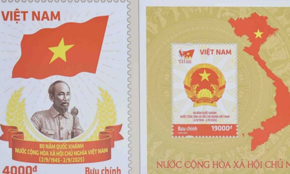 Special stamp set issued to mark Vietnam's 80th National Day